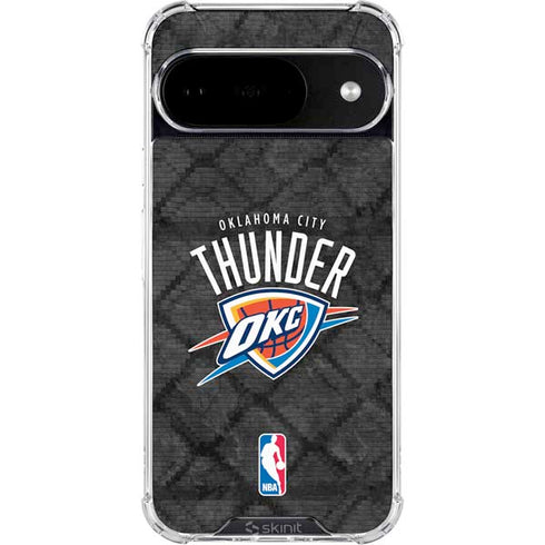 NBA Oklahoma City Thunder Dark Rust Google Pixel 10 Clear Case